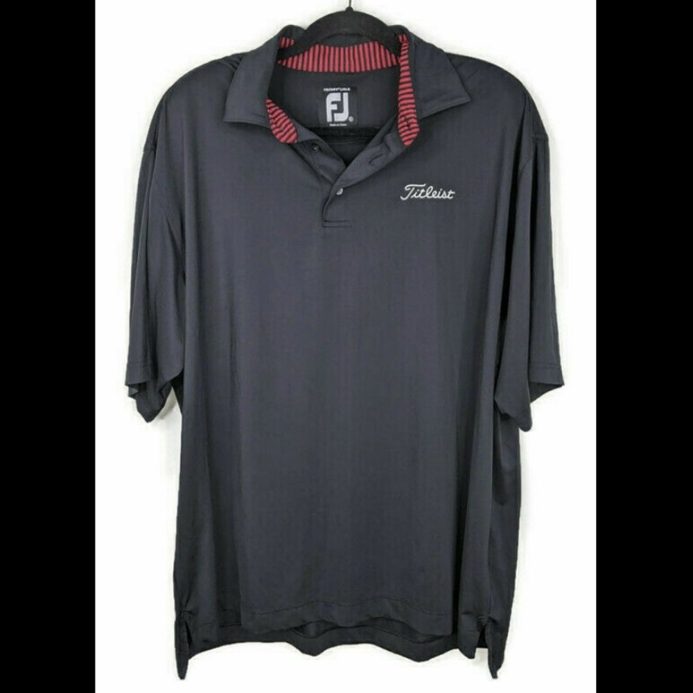 FootJoy XL ProDry Lisle Titleist Golf Polo Shirt